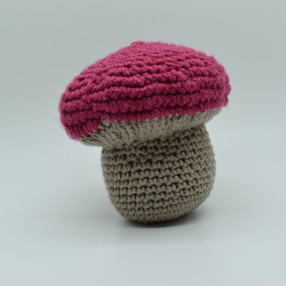 HAND CRAFTED Crochet Plush Mushroom - Picture 2 of 7